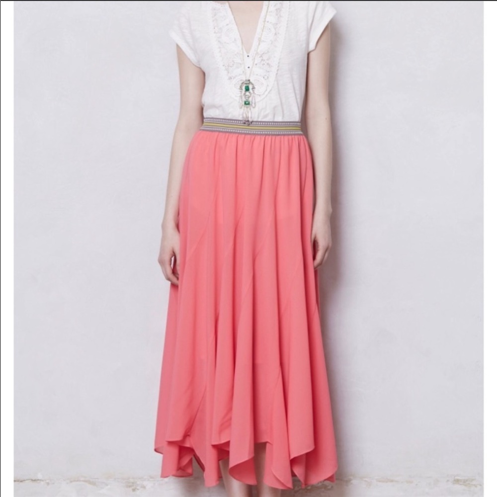 Anthropologie Venessa Virginia Long Skirt